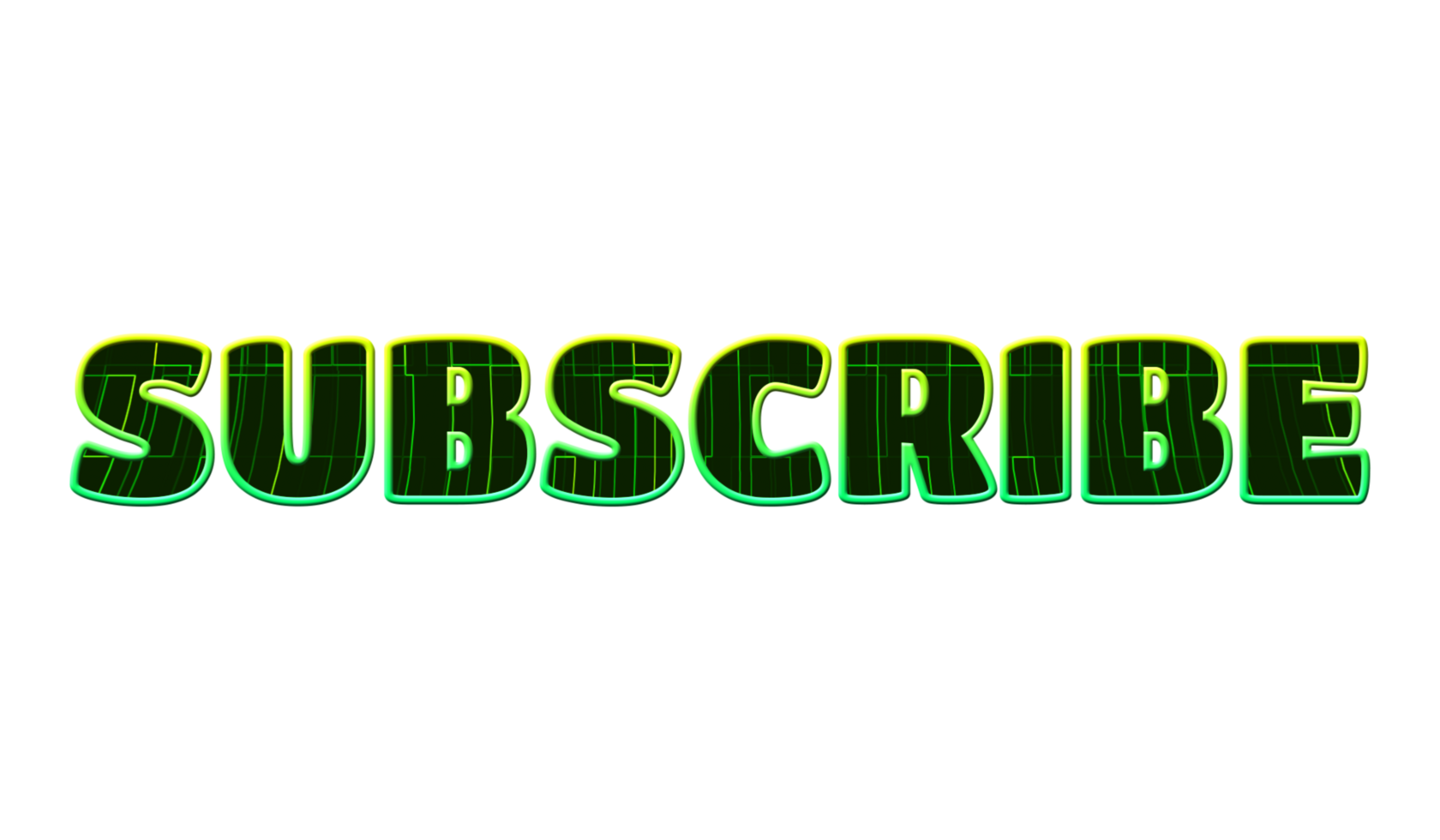 Text SUBSCRIBE 3d digital technology png