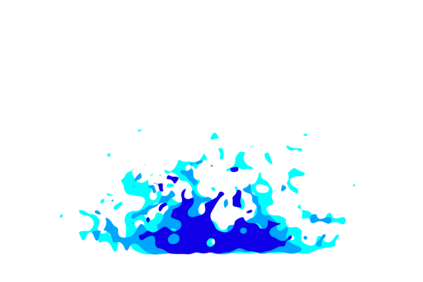 Burning blue sparks rise from fire ,Fire Particles png