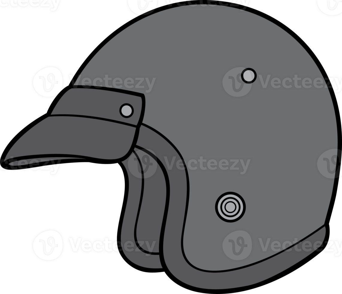 rétro moto casque png illustration