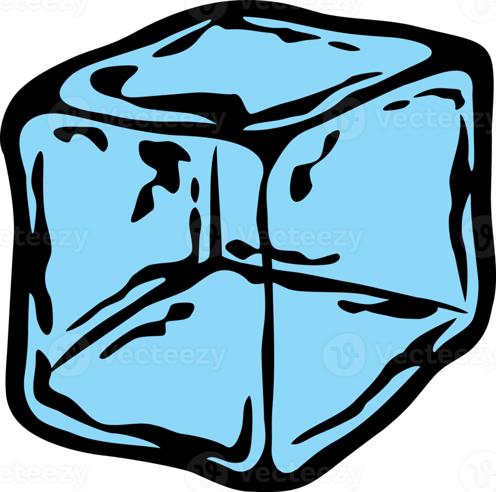 Ice Cube PNG Illustration