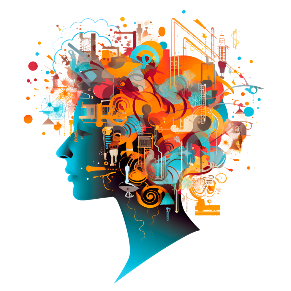 colorful mind vlog PNG