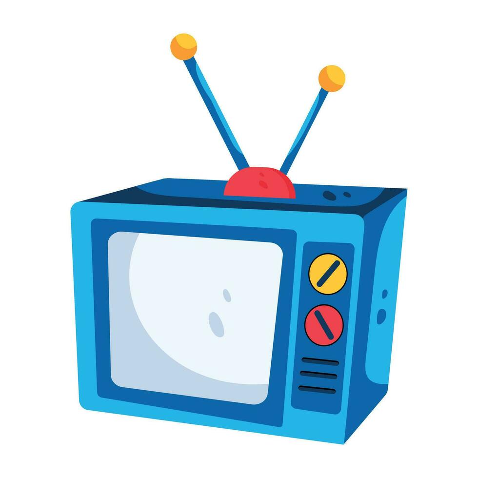 Trendy TV Concepts vector