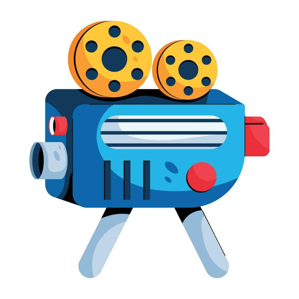 Trendy Film Camera vector