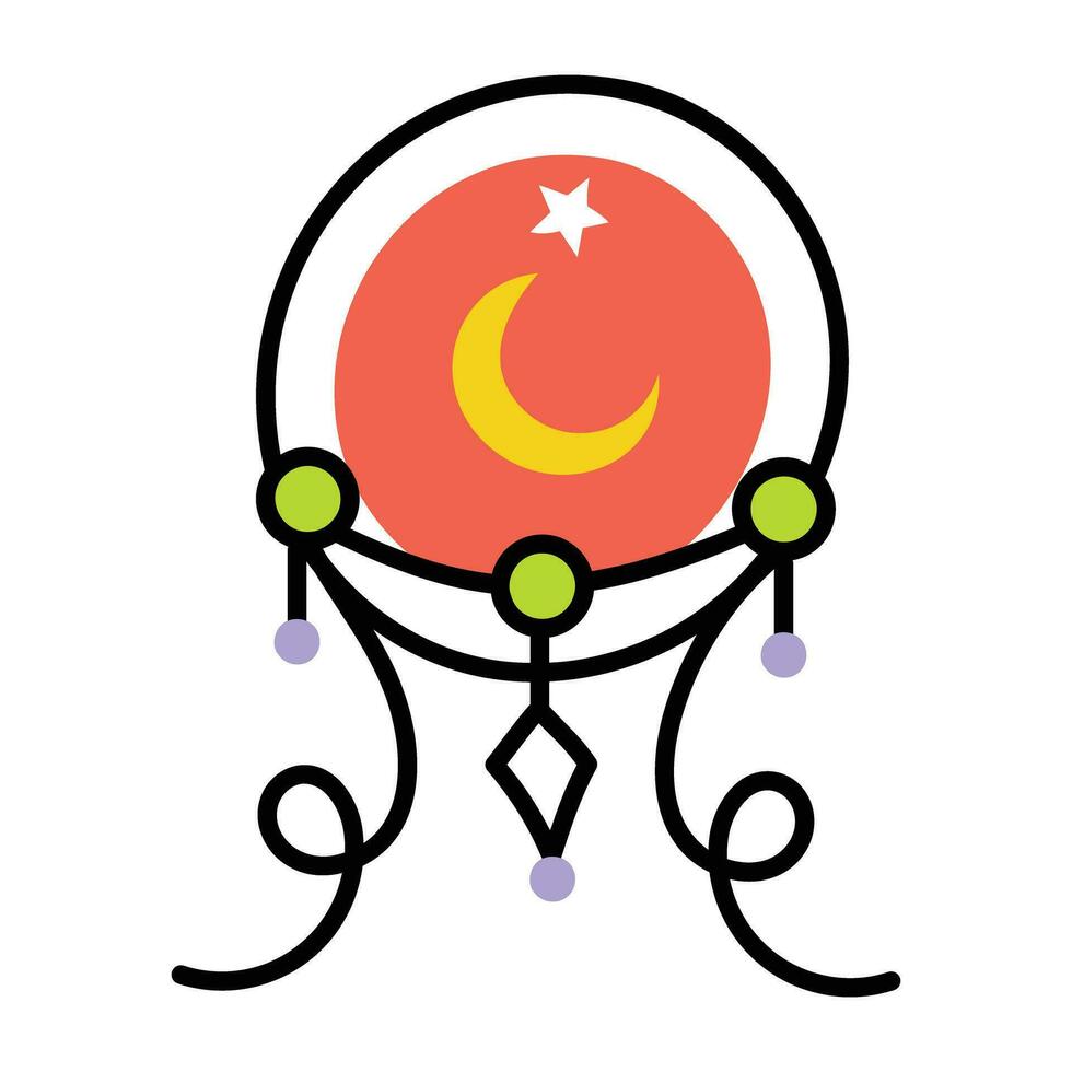 Trendy Fortune Globe vector