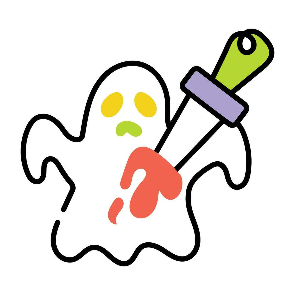 Trendy Kill Ghost vector