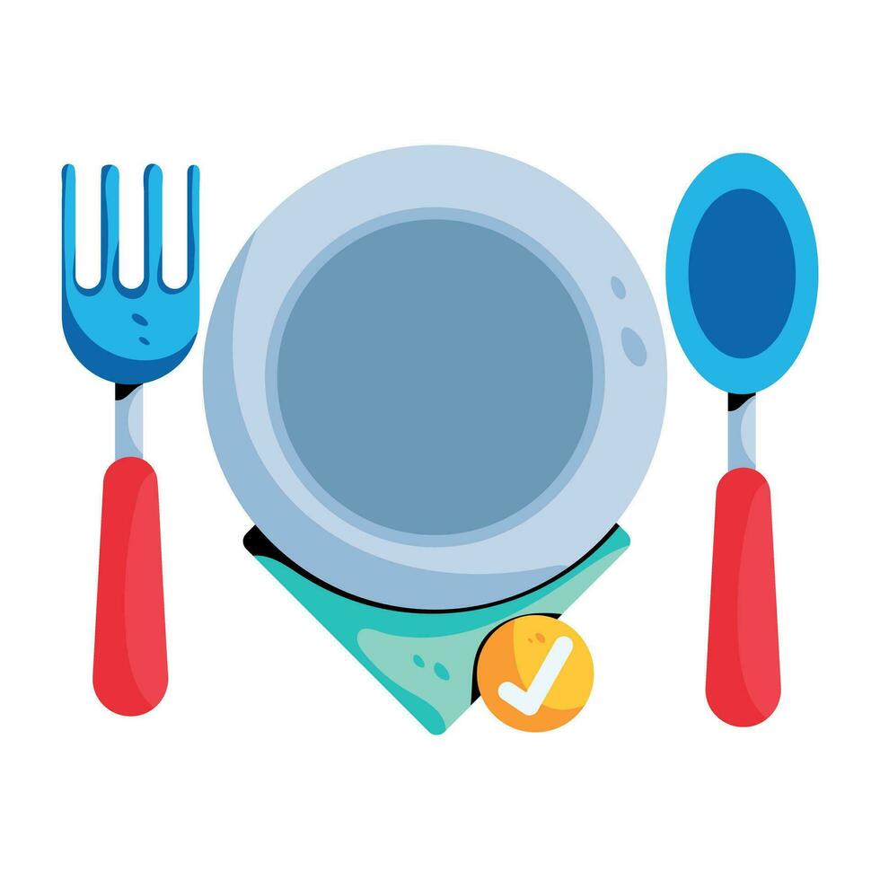 Trendy Breakfast Included vector