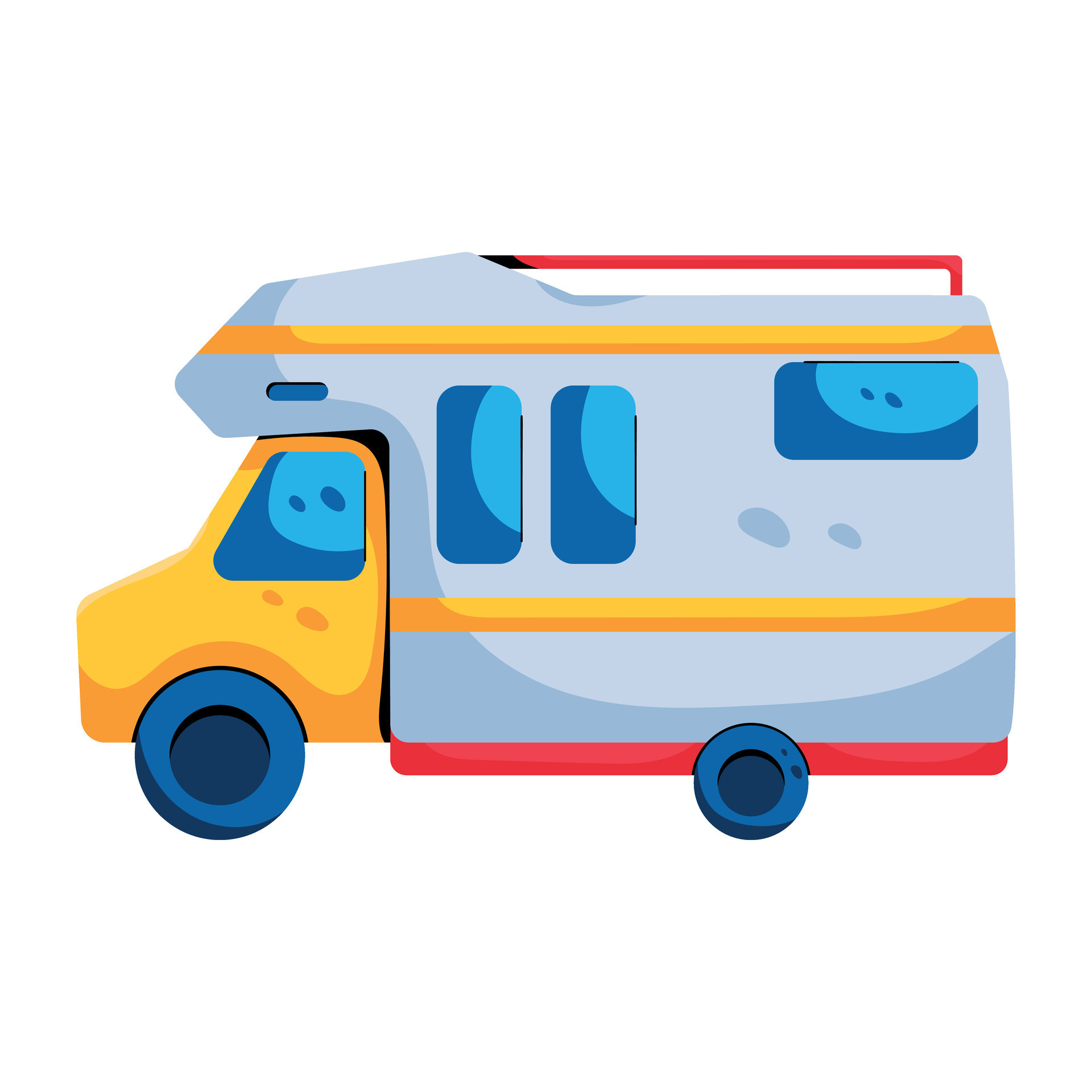 Trendy Camper Van 26932026 Vector Art at Vecteezy