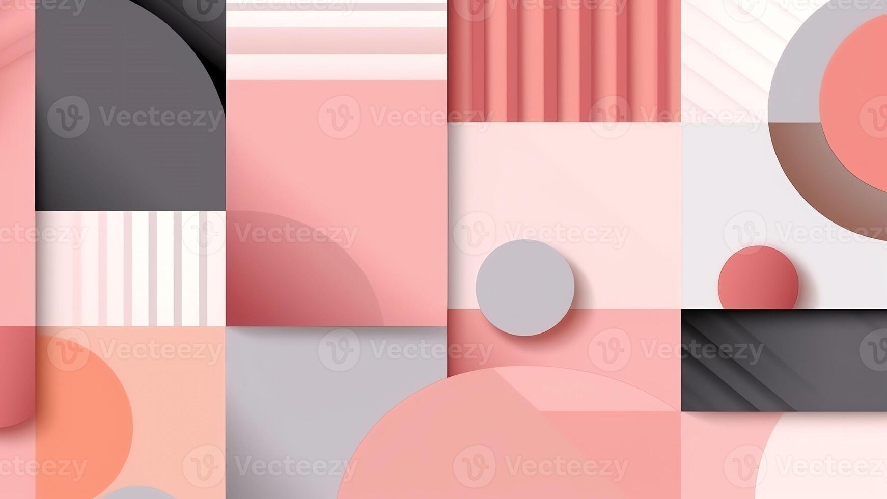 AI Generative Abstract pink gray background Gradient Smooth Geometric