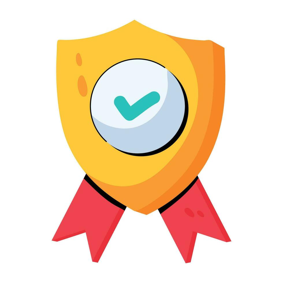 Trendy Quality Verification vector