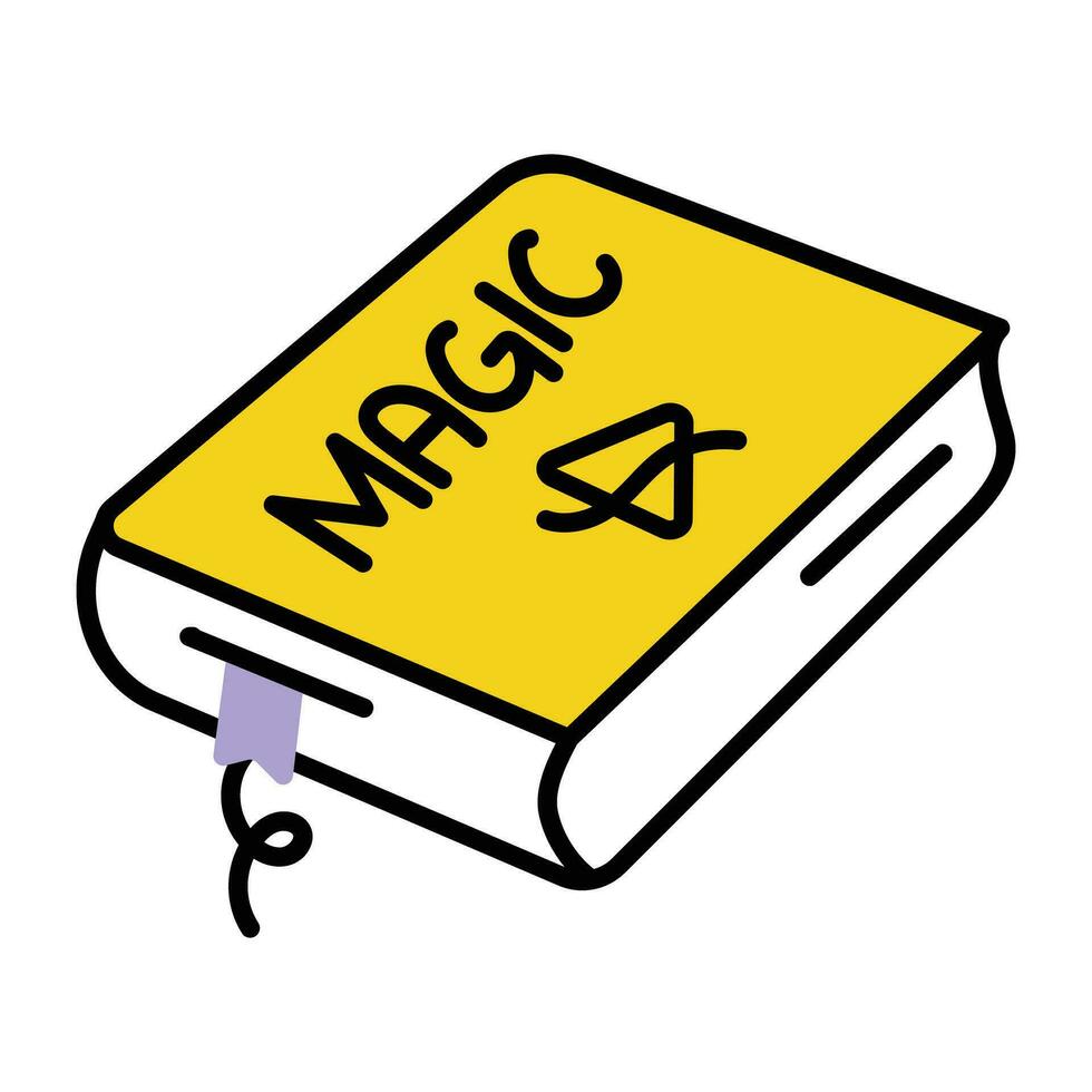 Trendy Magic Book vector