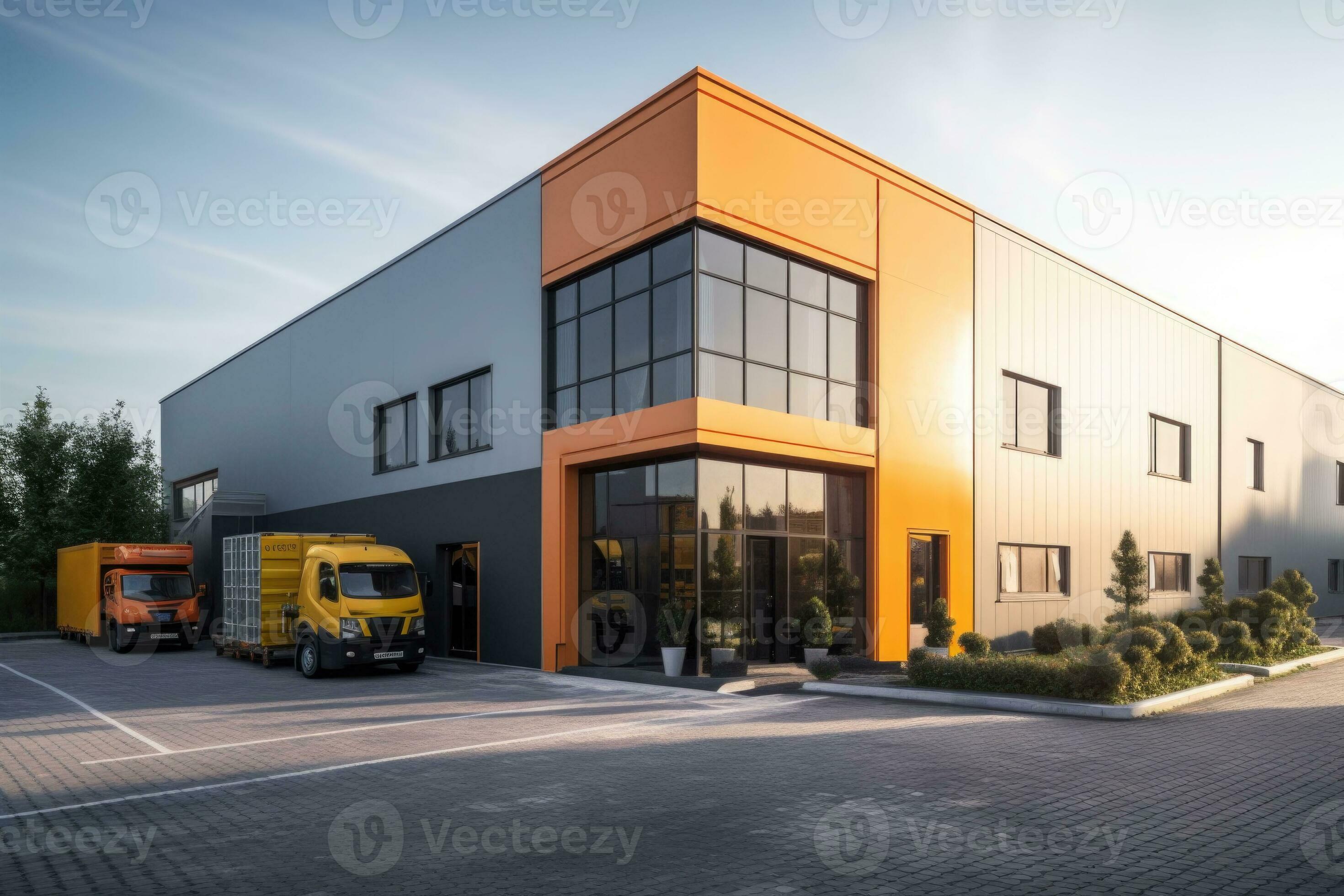 Industrial Warehouse Exterior Industrial Warehouse Exterior