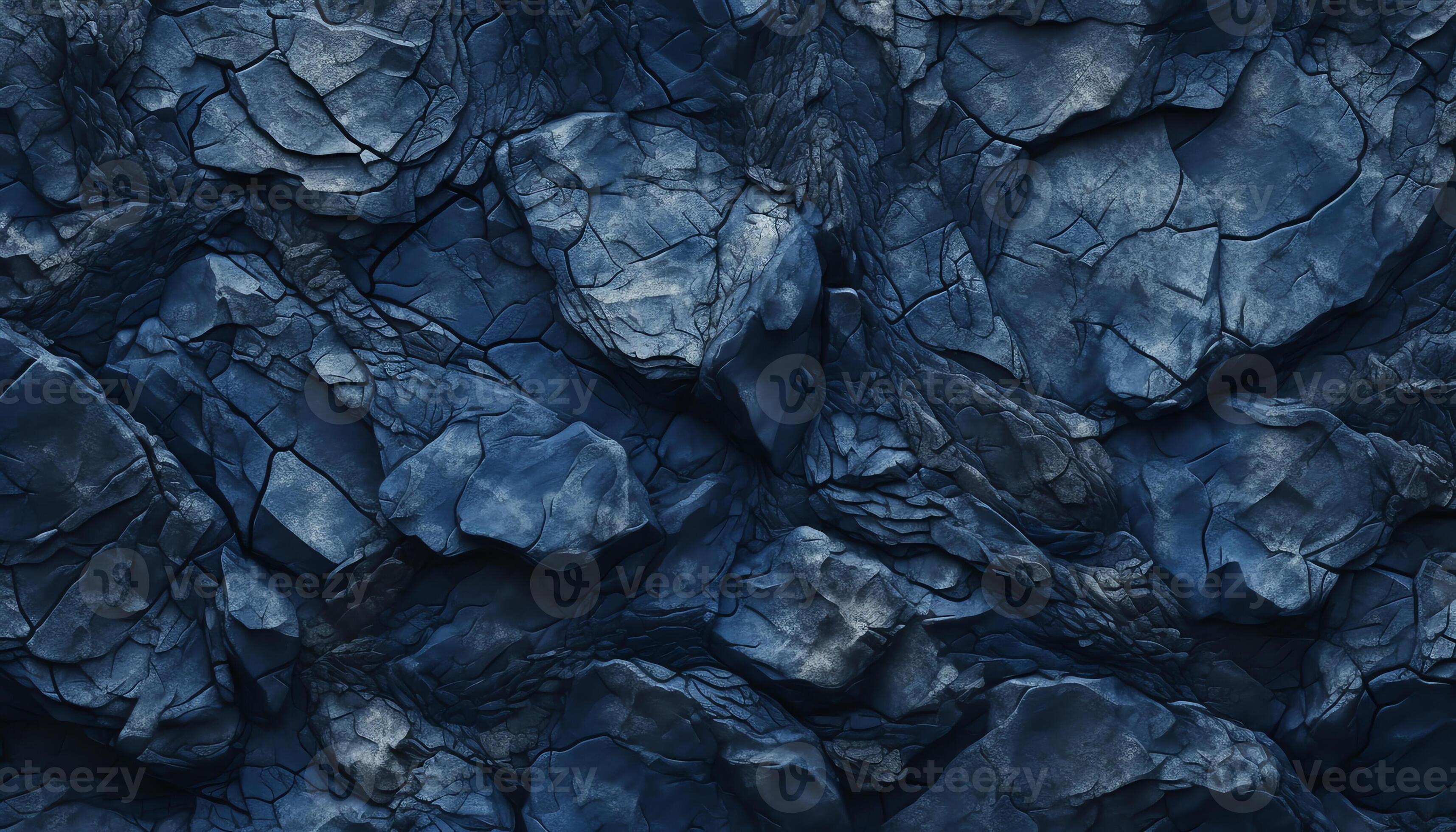 AI Generative Monochrome mountain texture Toned stone background Dark