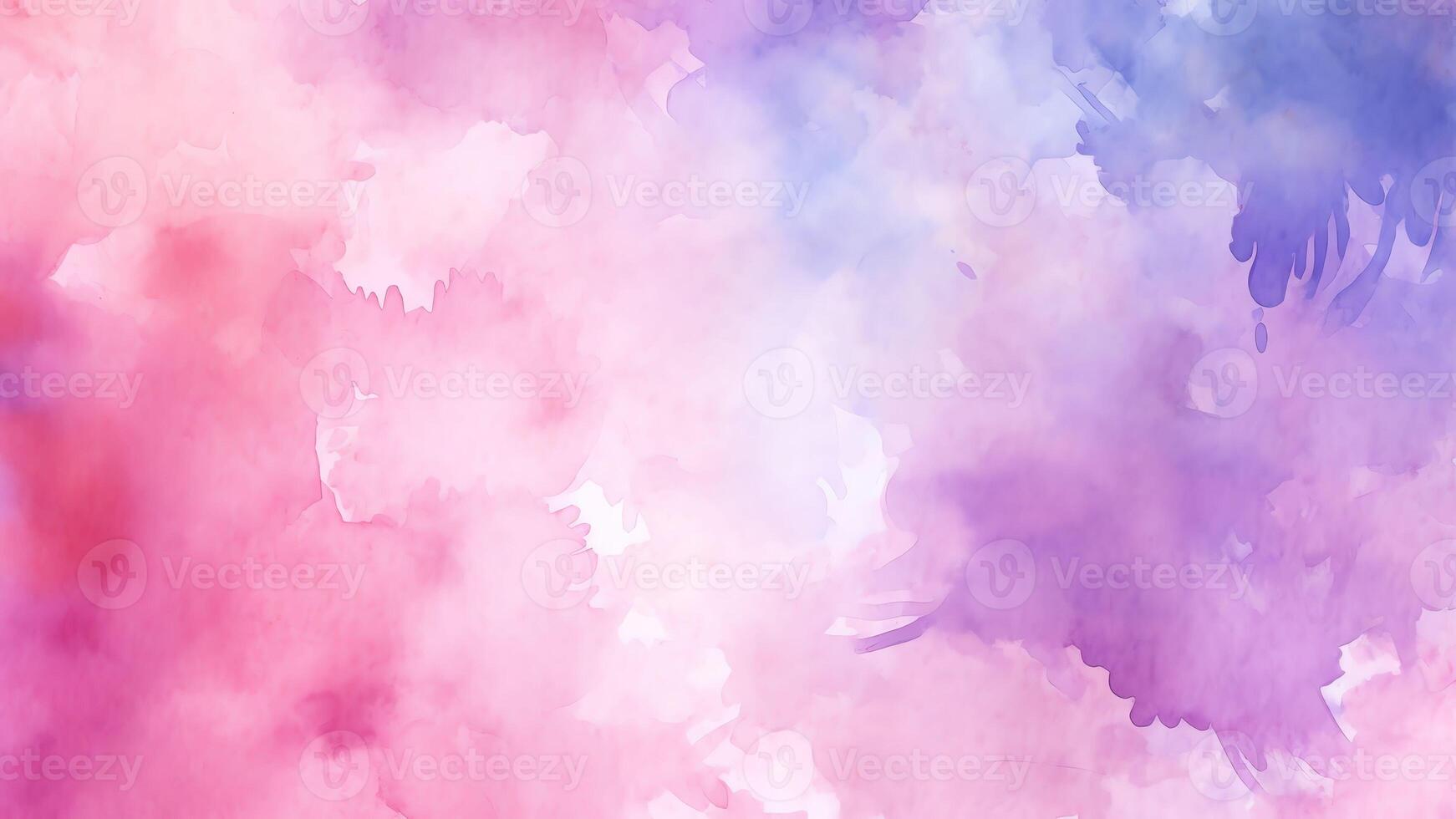 AI Generative Pink purple watercolor Handdrawn Light spot Web banner Birthday valentines day wedding valentine mothers day 14 february concept Artistic abstract background with copy space for de photo