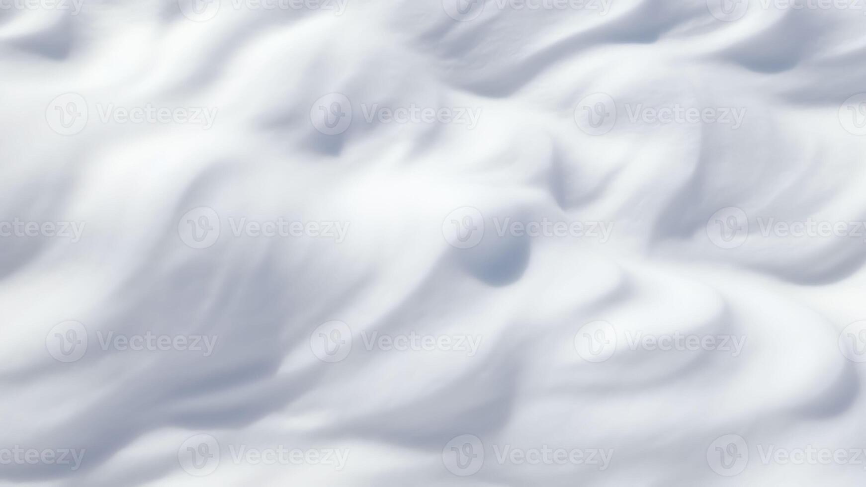 AI Generative The white surface of the snow Closeup Abstract snow background photo