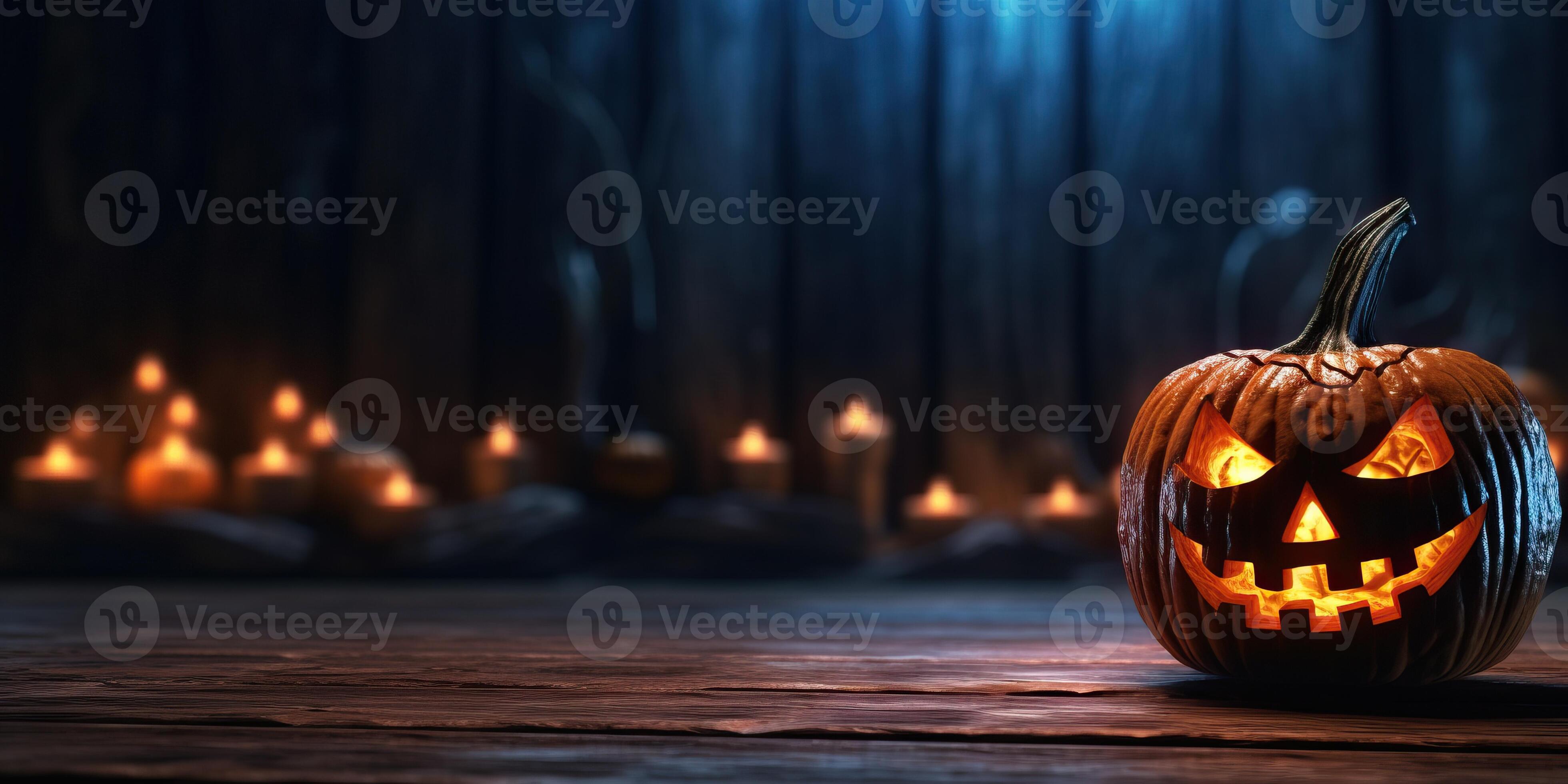 Illustration Scary Jack O Lantern Made With 26944144 Stock Photo At Illustration Scary Jack O Lantern Made With Generative Ai Photo