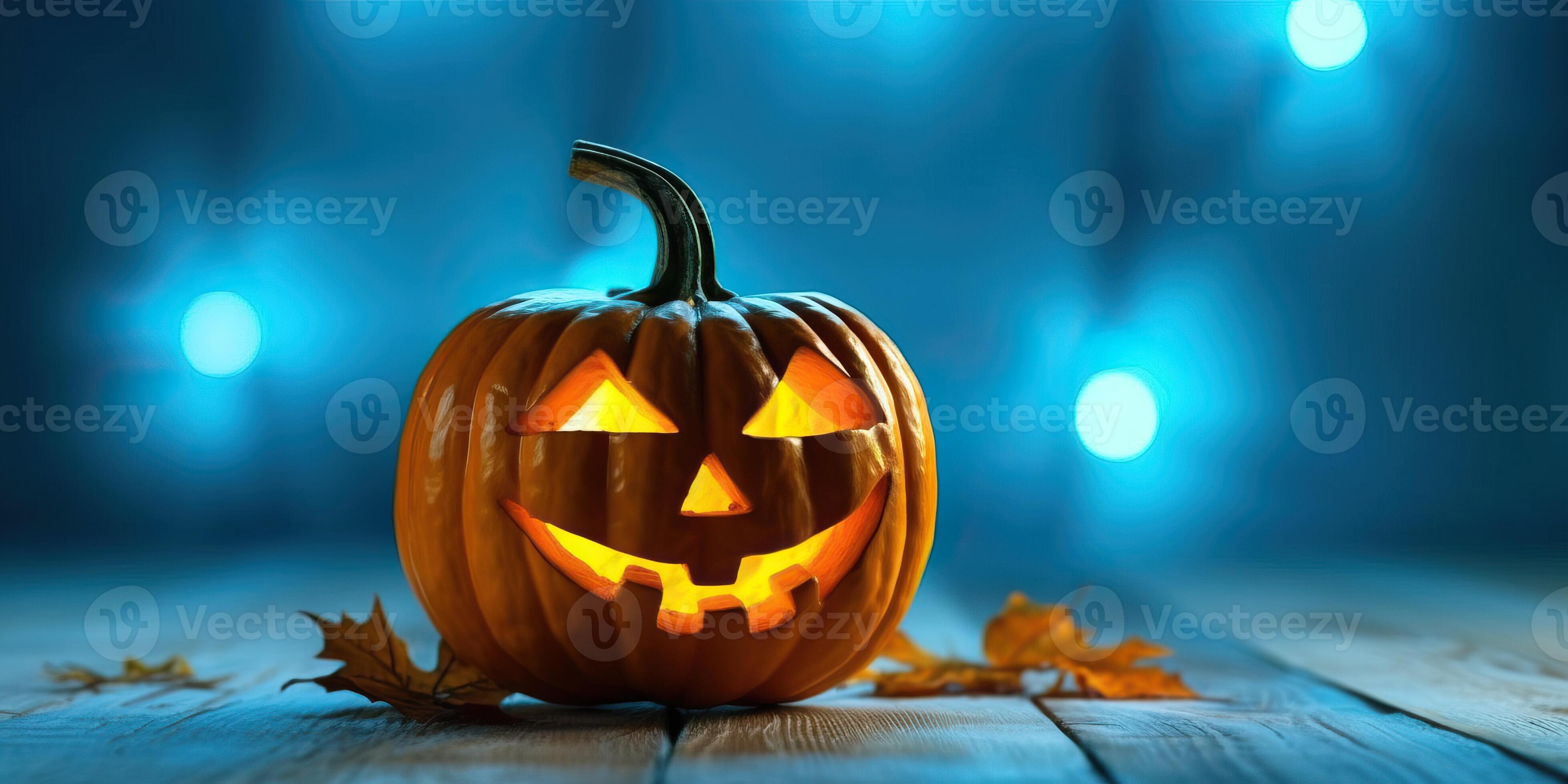 Illustration Scary Jack O Lantern Made With 26944164 Stock Photo At Illustration Scary Jack O Lantern Made With Generative Ai Photo