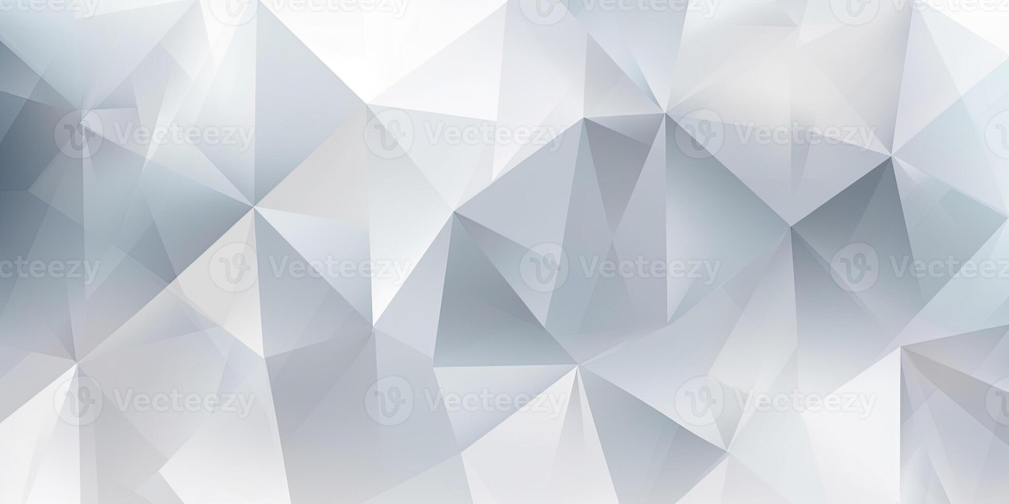 Abstract gray triangles background made with Generative AI photo