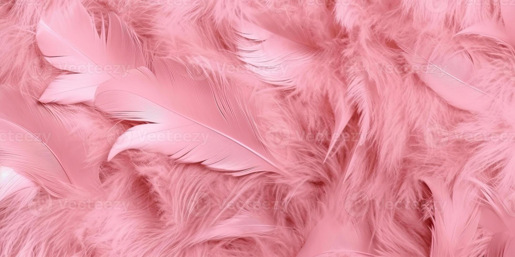 Soft pink vintage color trends chicken feather texture made with photo