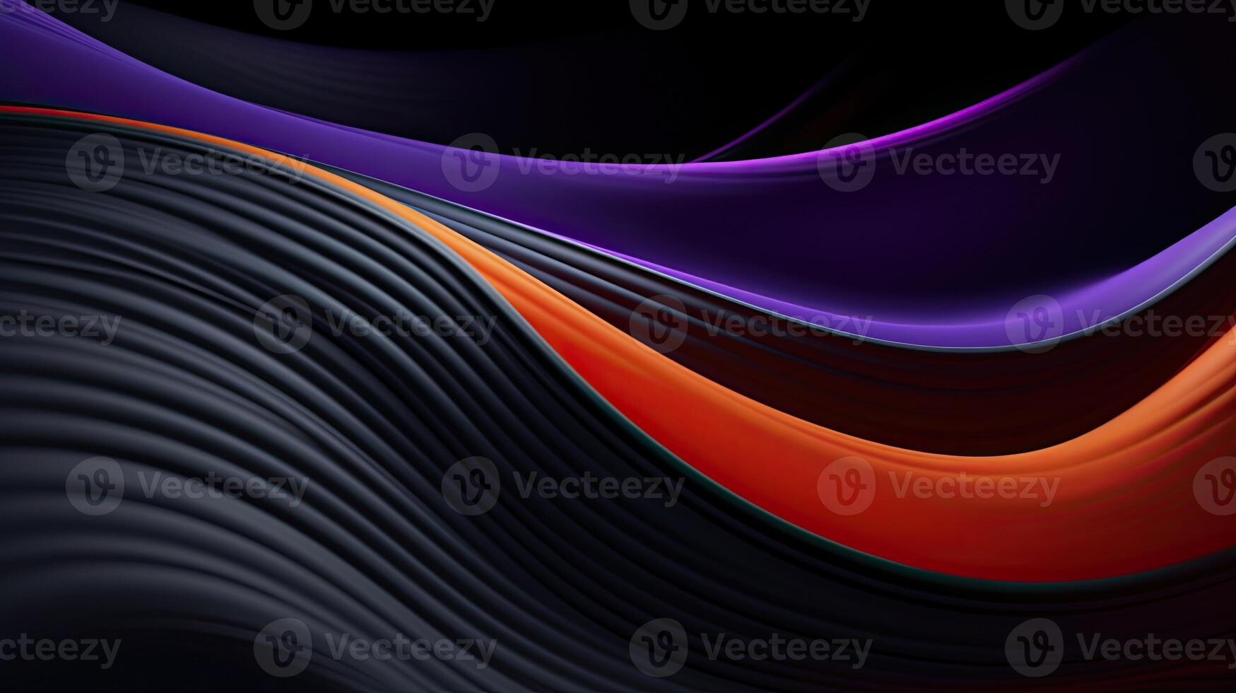 Vibrant colors flow in abstract background made with photo
