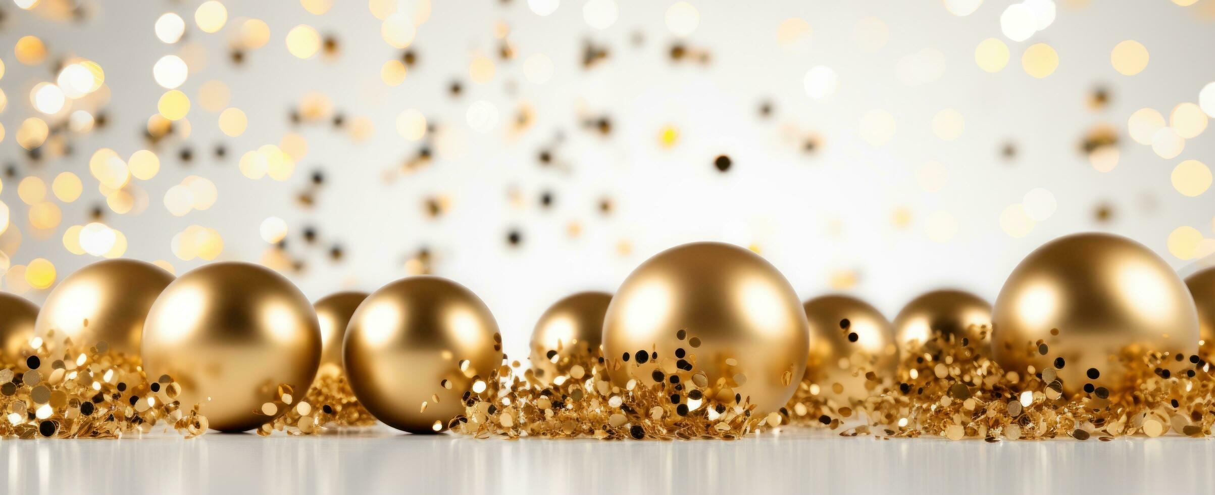 Golden glitter background photo