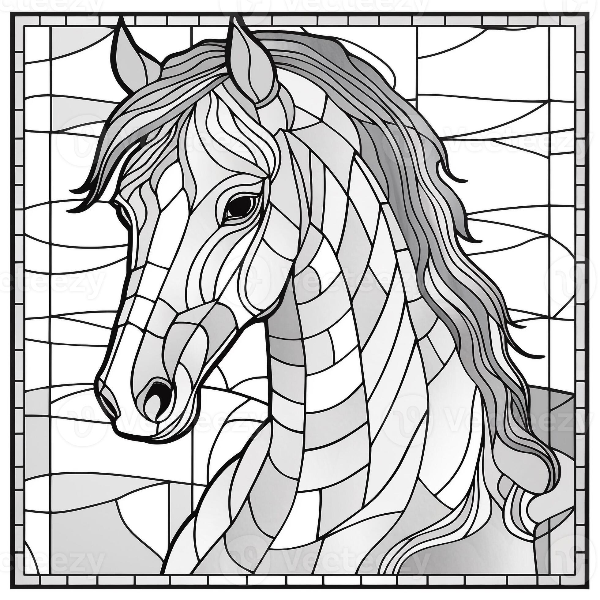 stained-glass-horse-coloring-pages-26946201-stock-photo-at-vecteezy
