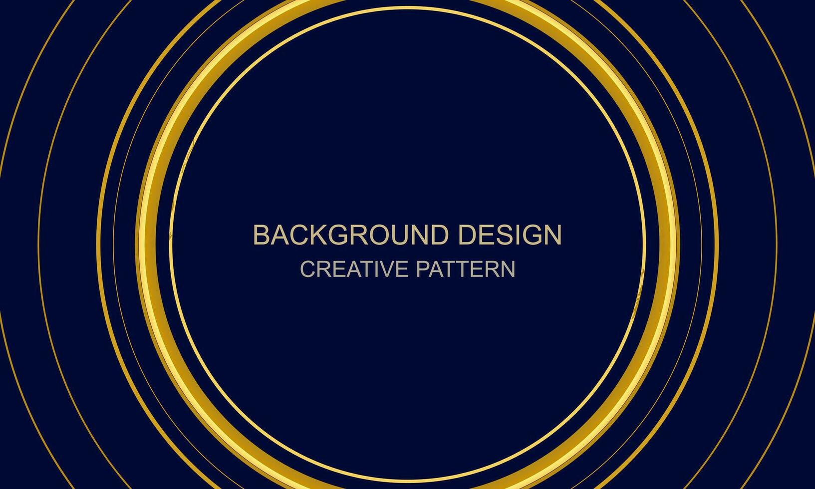Premium background design with gold circle pattern on dark backdrop vector