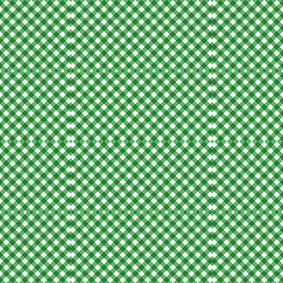 Red and white plaid checkered background. Seamless pattern. vector