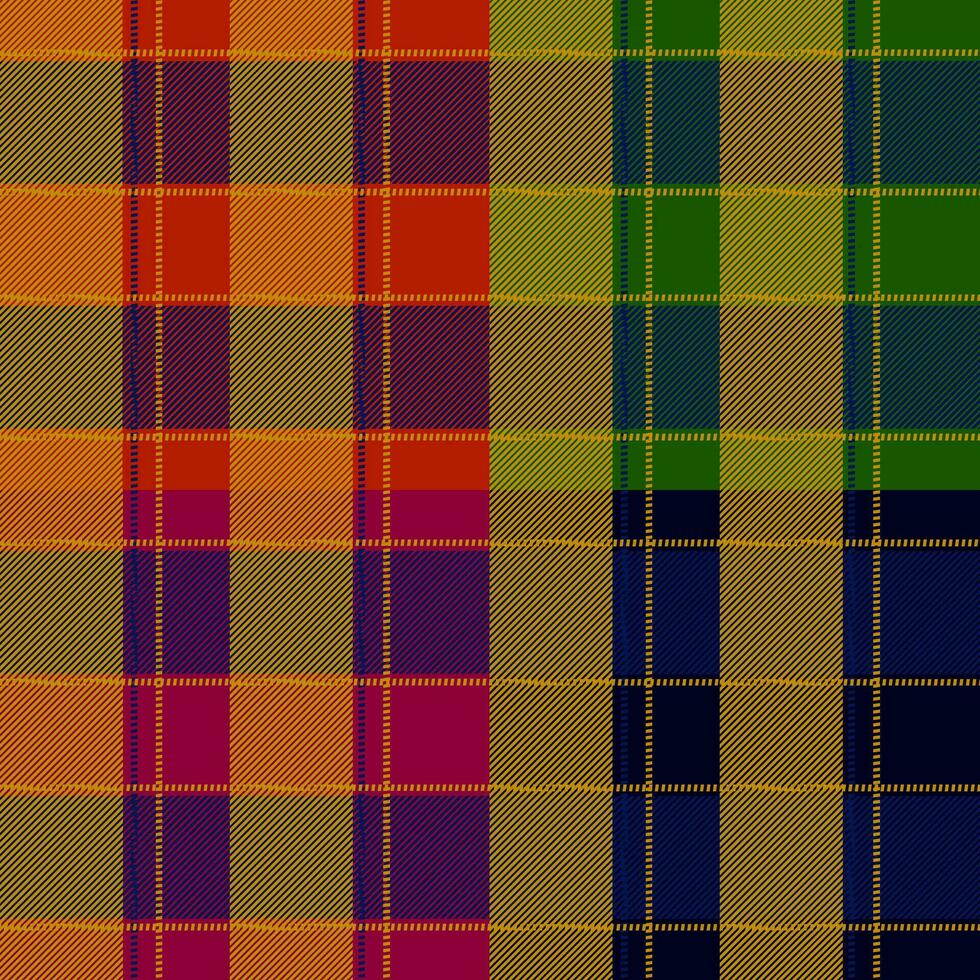Red and white plaid checkered background. Seamless pattern. vector