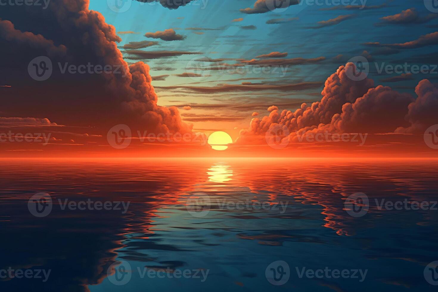 Horizone Line Background. photo