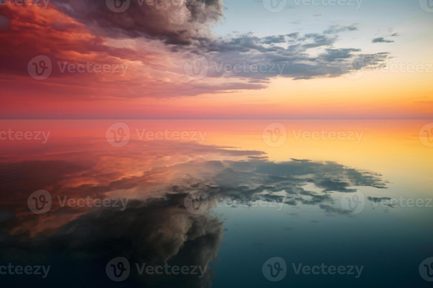 Horizone Line Background. photo