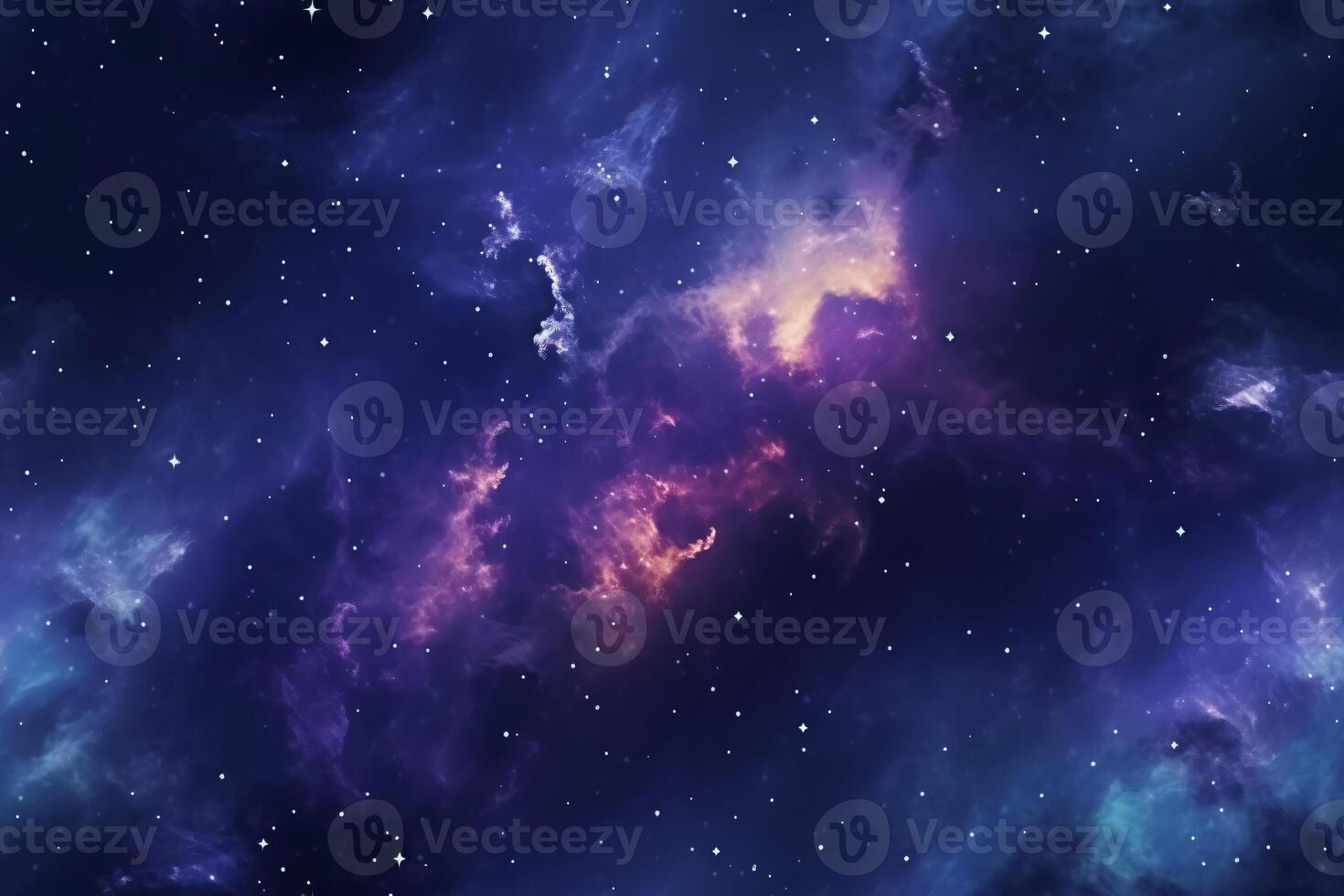 Seamless Galaxy Pattern. photo