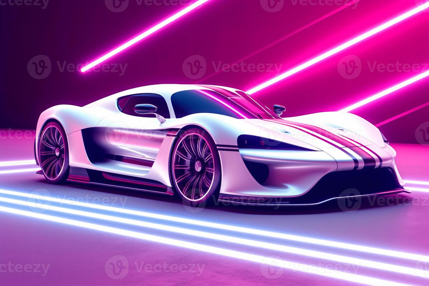 Futuristic Sport Car. photo