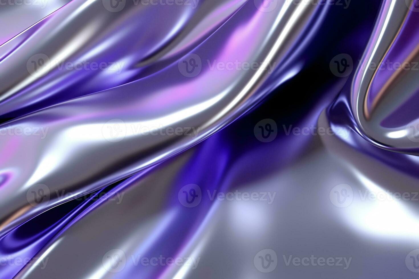 Trendy Chrome Liquid Background. Ai generative photo