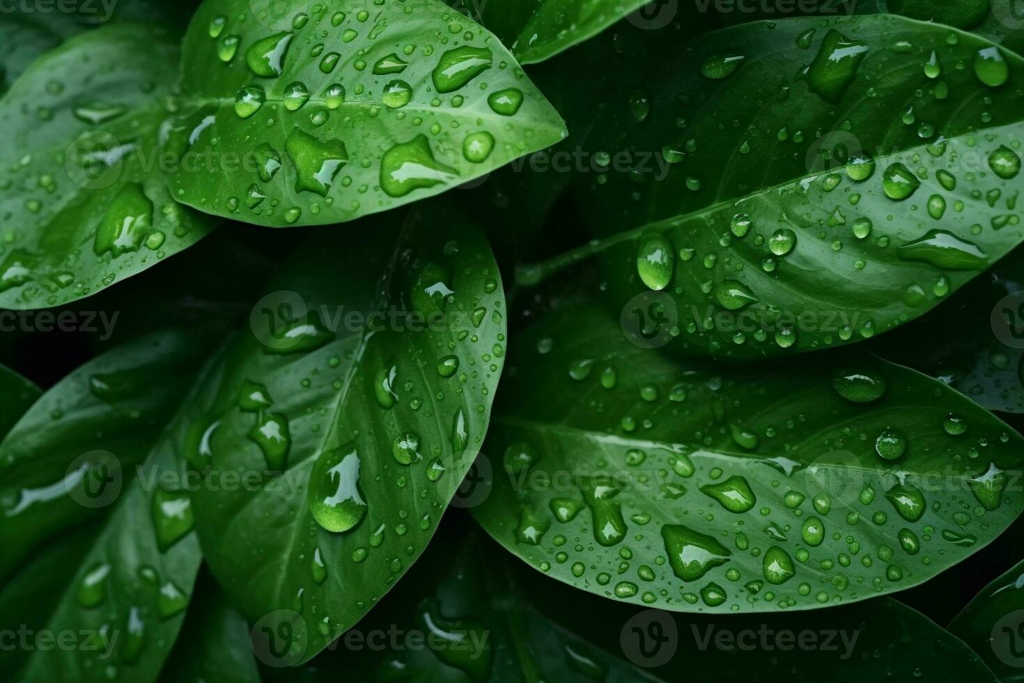 Green Leaves. Ai generative photo