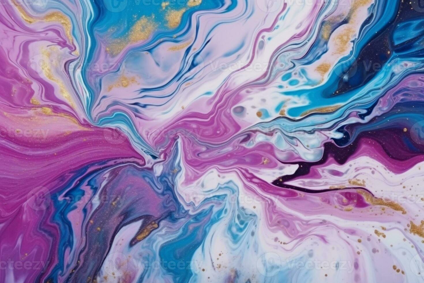 Trendy Watercolor Ink Texture. Ai generative photo