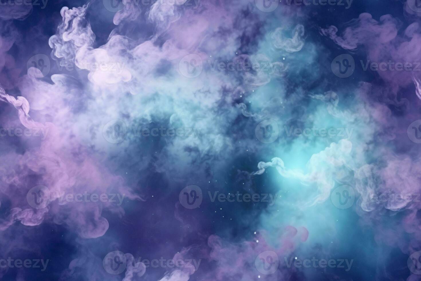 Seamless Galaxy Pattern. Ai generative photo