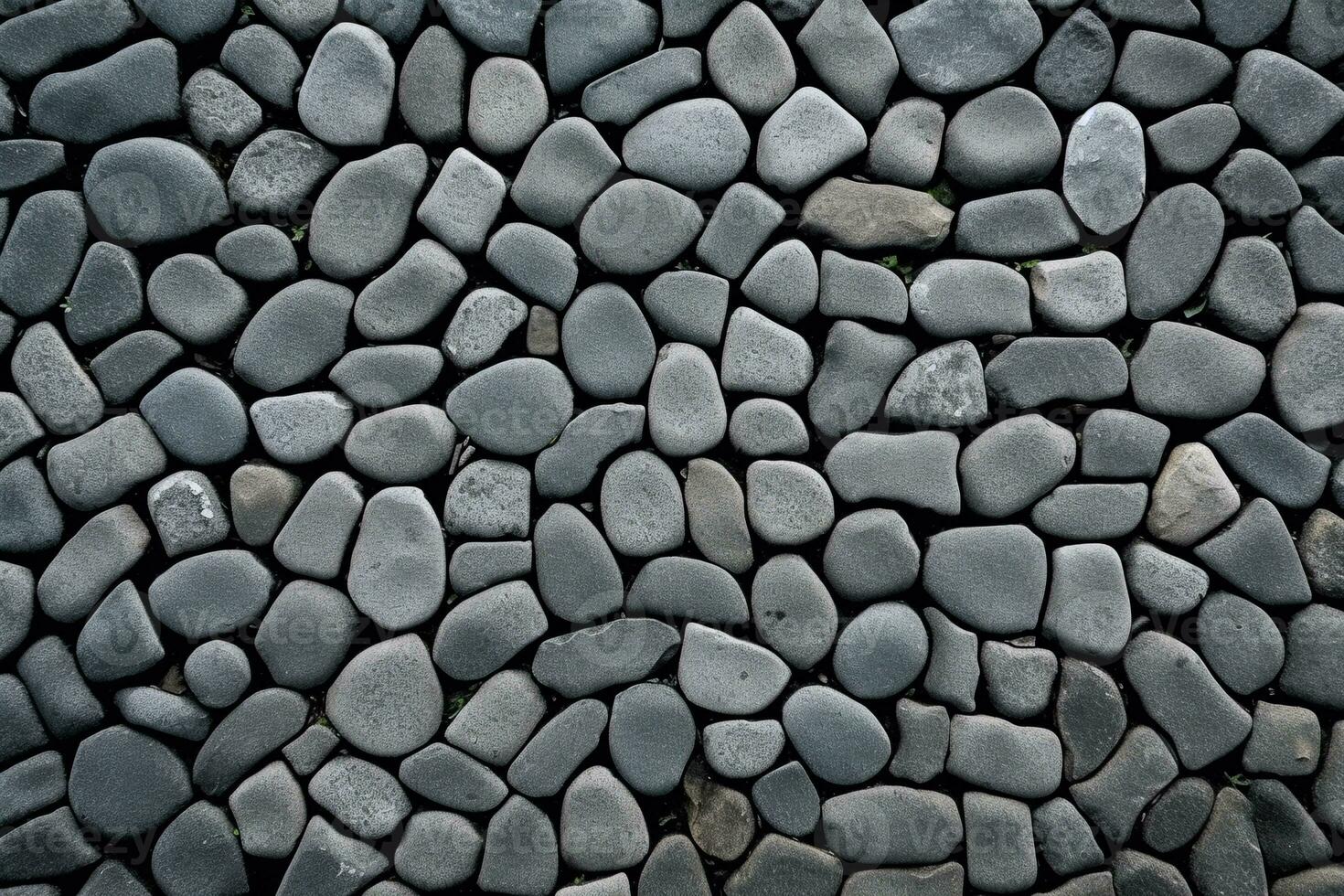 Cobblestone Sidewalk Texture. Ai generative photo