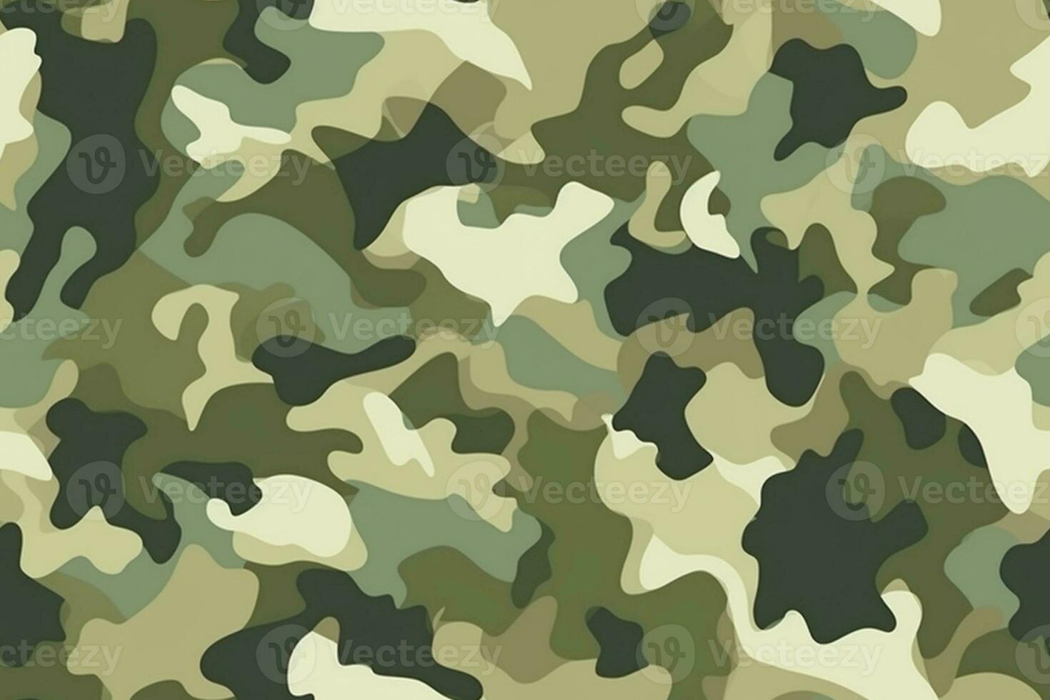 Camouflage Seamless Pattern. Ai generative photo