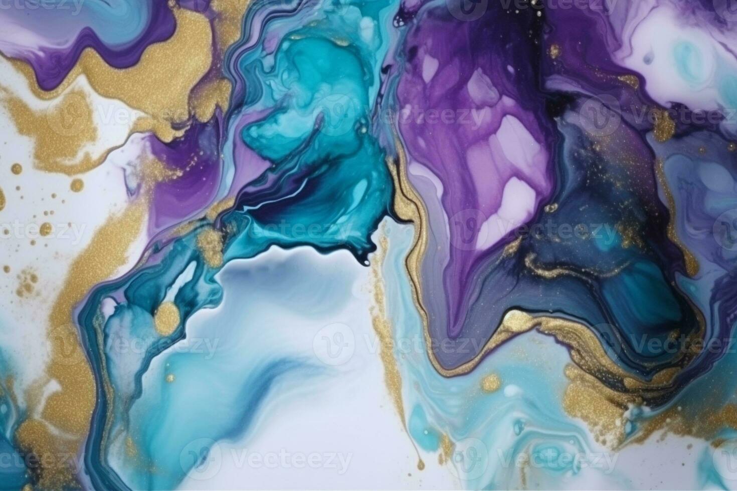 Trendy Watercolor Ink Texture. Ai generative photo