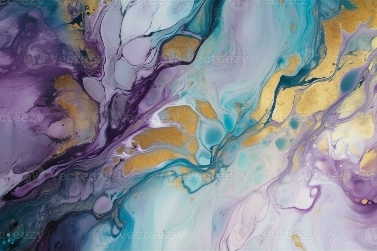 Trendy Watercolor Ink Texture. Ai generative photo