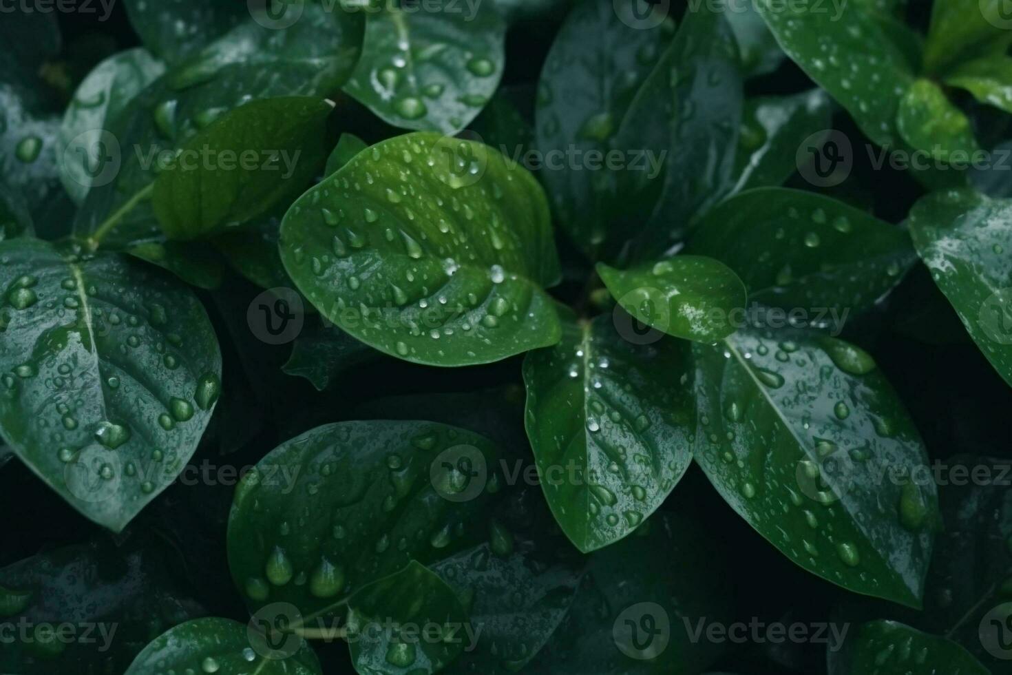 Green Leaves. Ai generative photo
