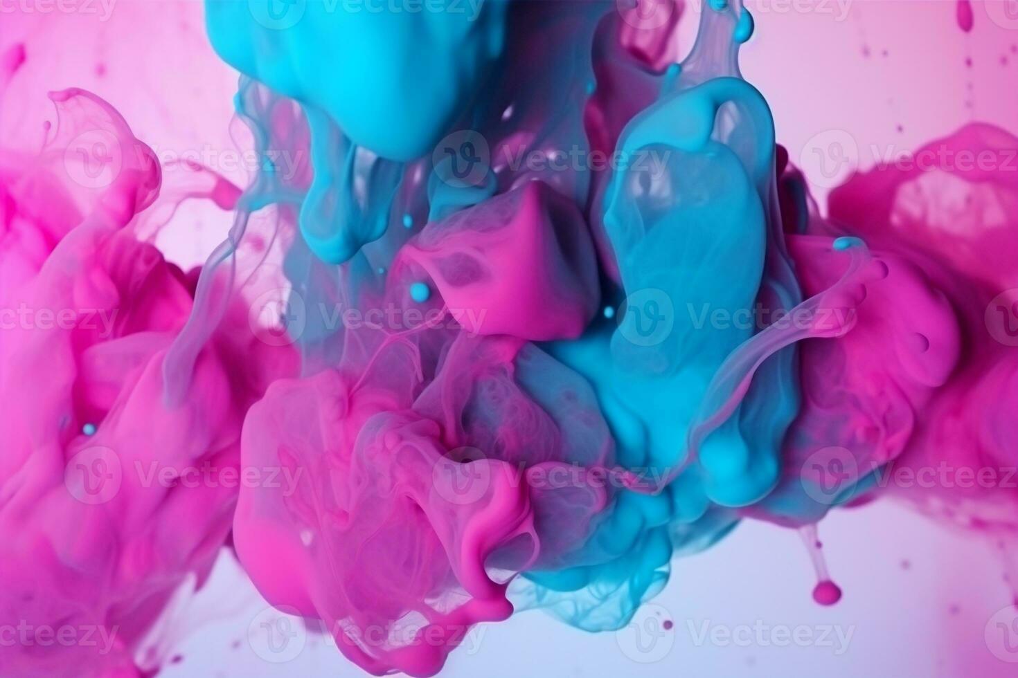 Ink Drop in Water Background. Ai generative photo