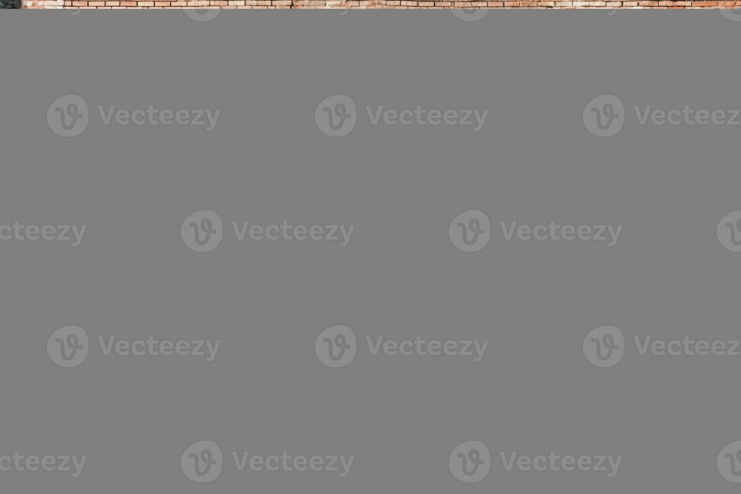 Blank Banner On Wall. Ai generative photo