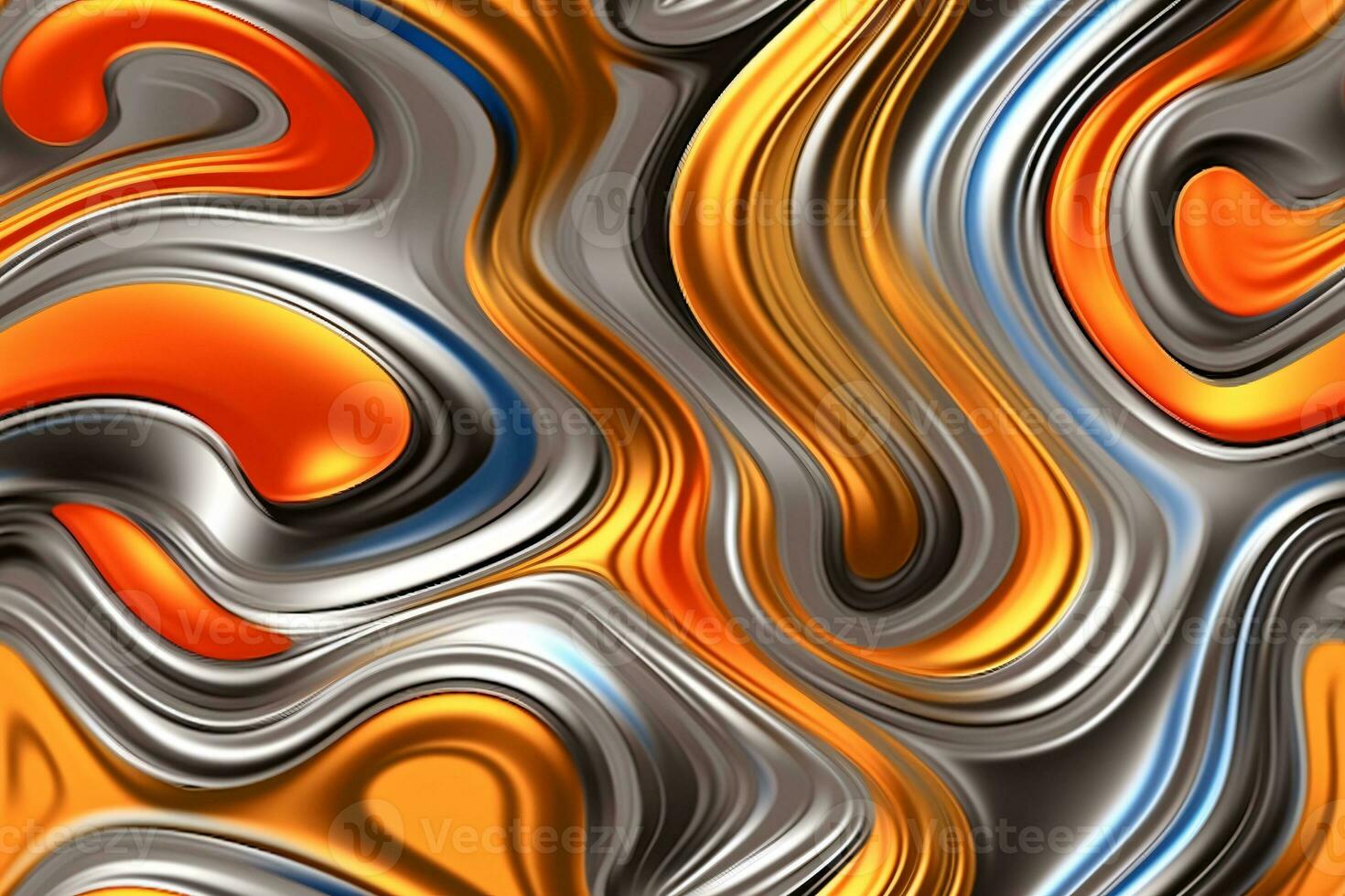 Trendy Colorful Liquid  Pattern. Ai generative photo