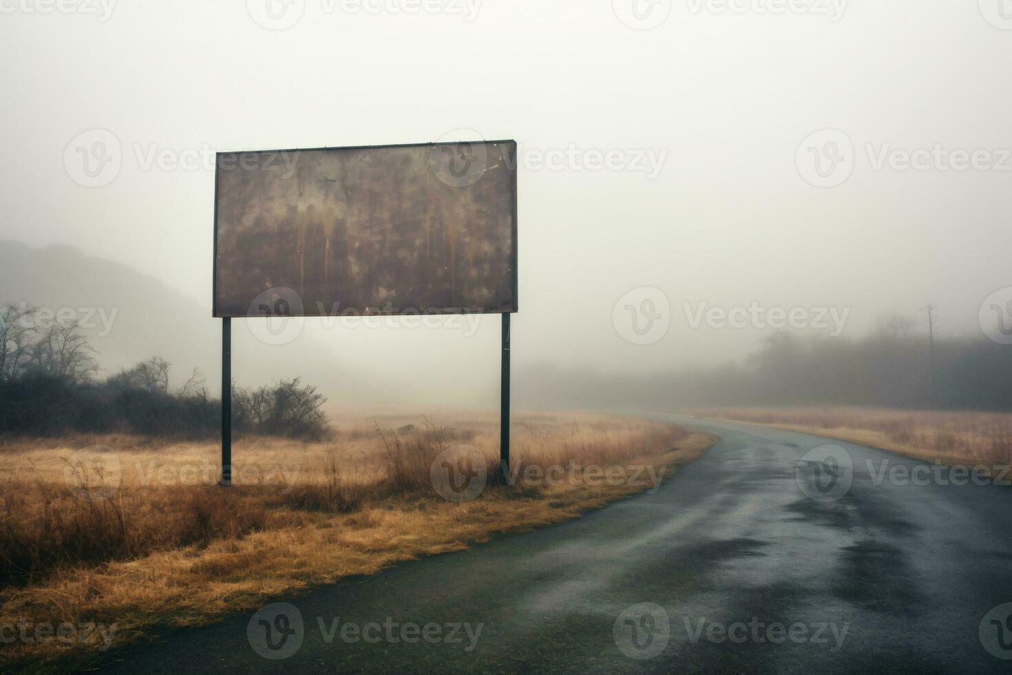 Road Signboard Mockup Image. Ai generative 26950505 Stock Photo at Vecteezy