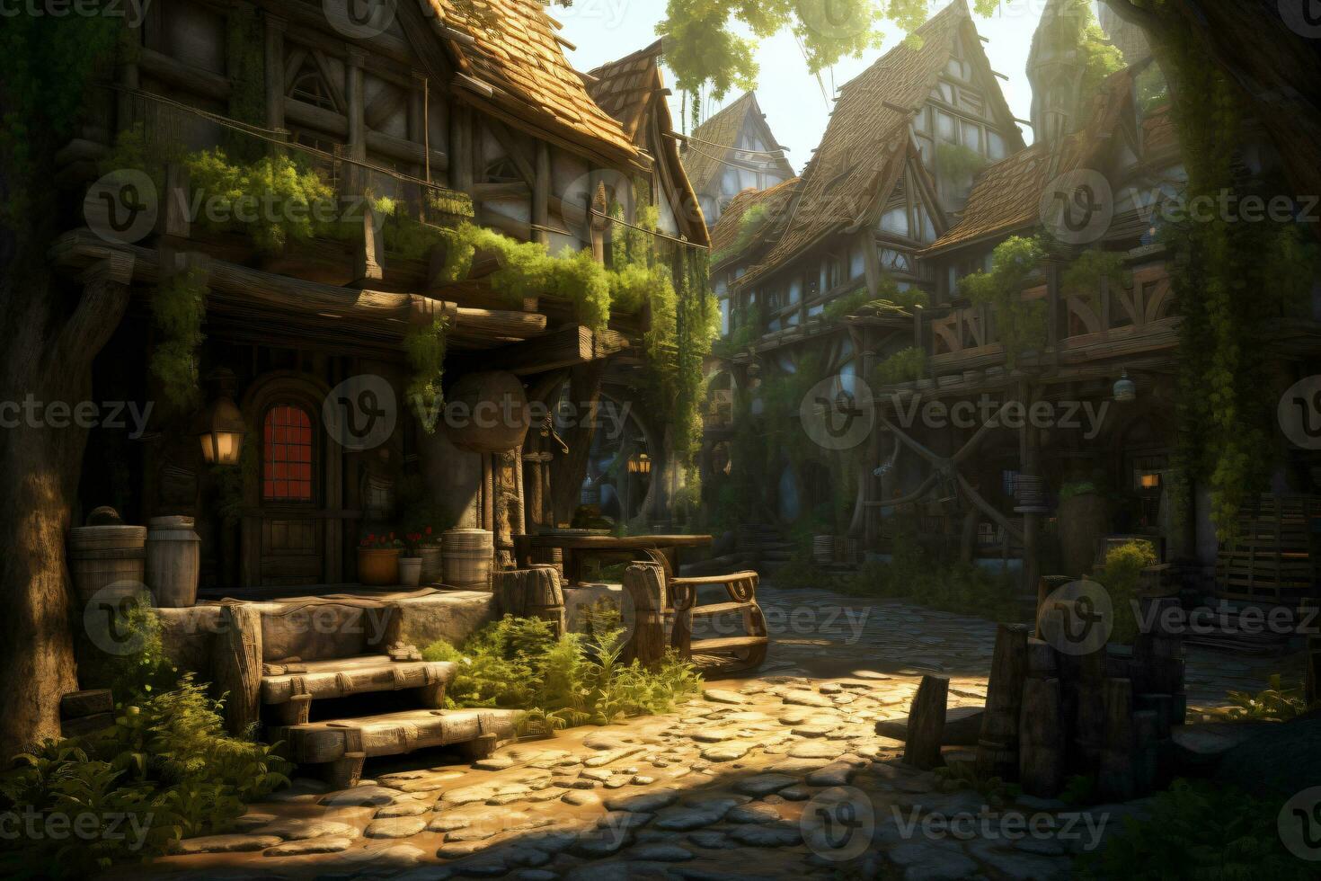 Game Background. Ai generative photo