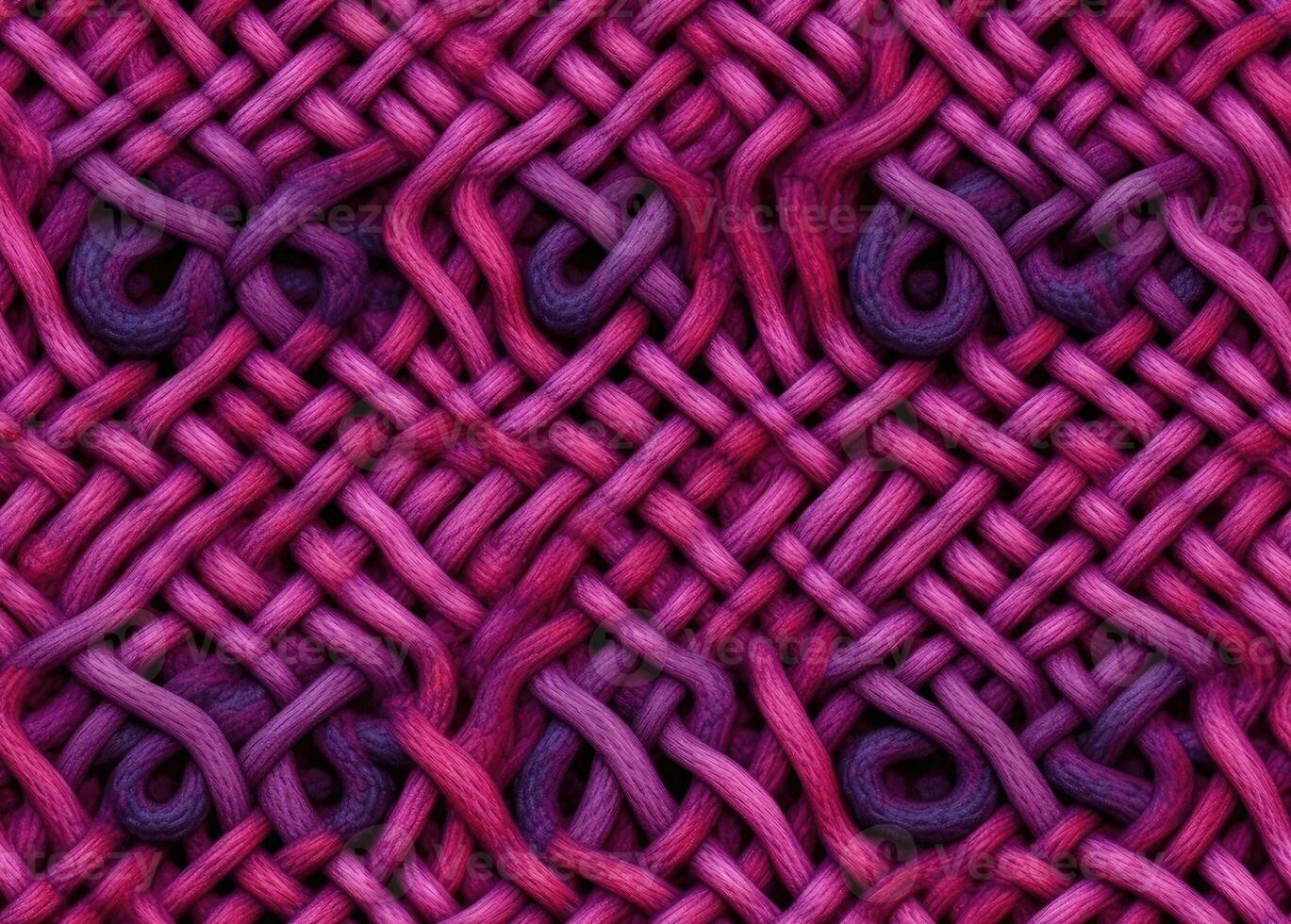 Seamless Knit Texture. Warm, soft, fluffy textile material. Elegant, stylish background for design, advertising. Empty space for inscriptions. SEAMLESS PATTERN. Created with Generative AI technology. photo