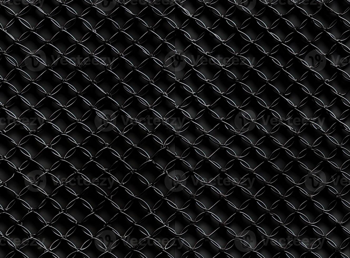 Seamless Metal Floor Plate With Diamond Pattern.Black metal background or black steel surface. SEAMLESS PATTERN. Created with technology. photo