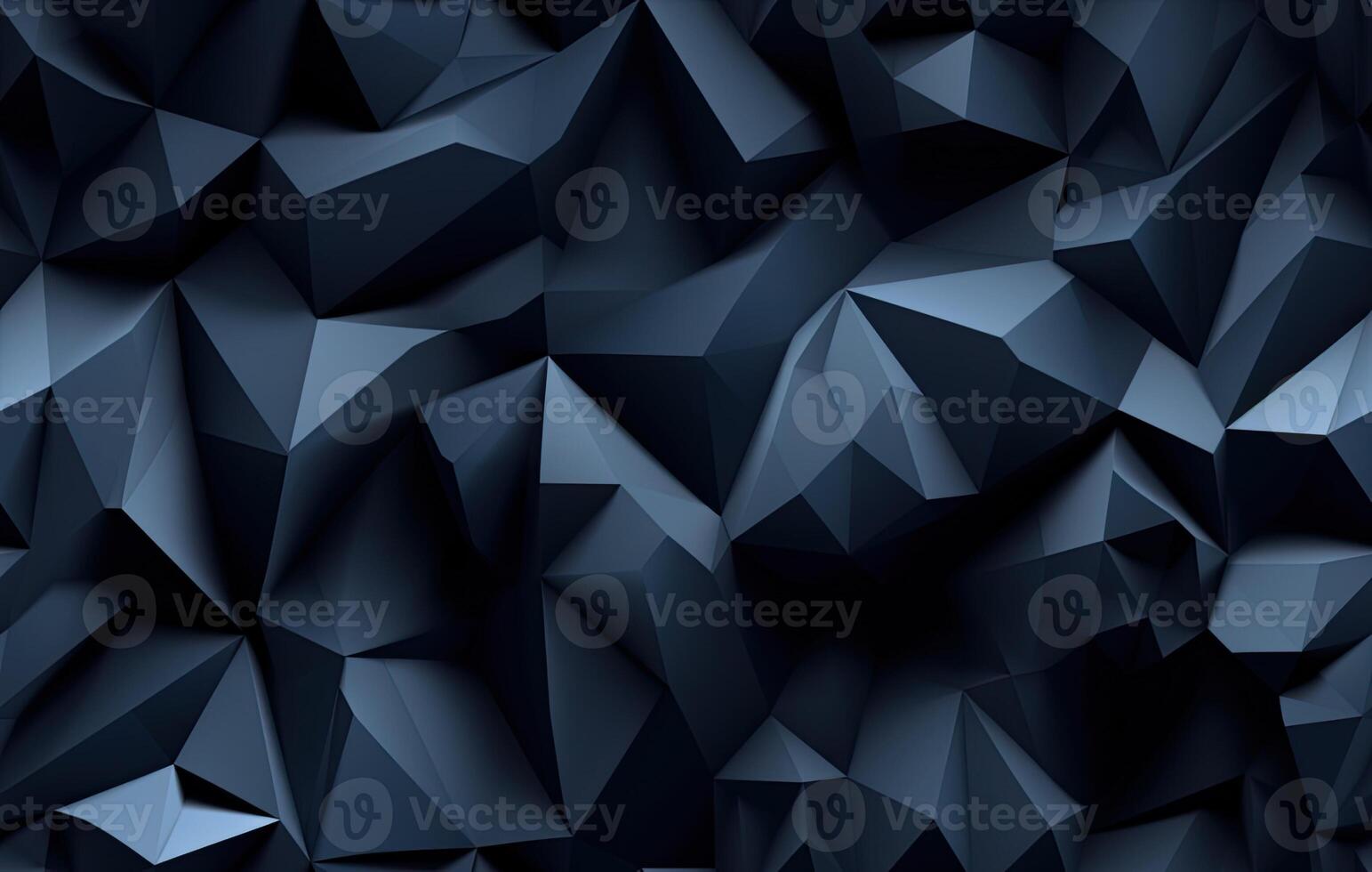 Modern black blue abstract background. Minimal. Color gradient. Dark. Web banner. Geometric shape. 3d effect. Lines stripes triangles. SEAMLESS PATTERN. Created with Generative AI technology. photo