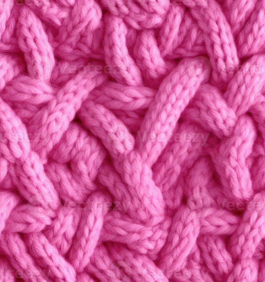 Seamless Knit Texture. Warm, soft, fluffy textile material. Elegant, stylish background for design, advertising. Empty space for inscriptions. SEAMLESS PATTERN. Created with Generative AI technology. photo